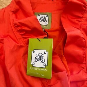 Elizabeth McKay Orange Belted Dress